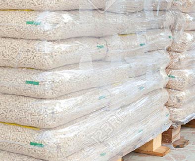 picture of wood pellets